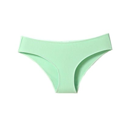 Women Low Waist Cotton Breathable Hipster Panties Stretch Bikini Briefs