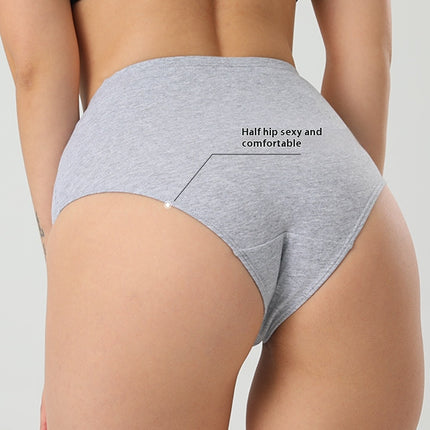 Women's Cotton Underwear High Waisted Ladies Panties Briefs