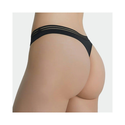 Women's Cotton Thong Breathable Panties Low Rise Underwear