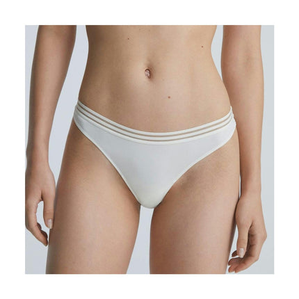 Women's Cotton Thong Breathable Panties Low Rise Underwear