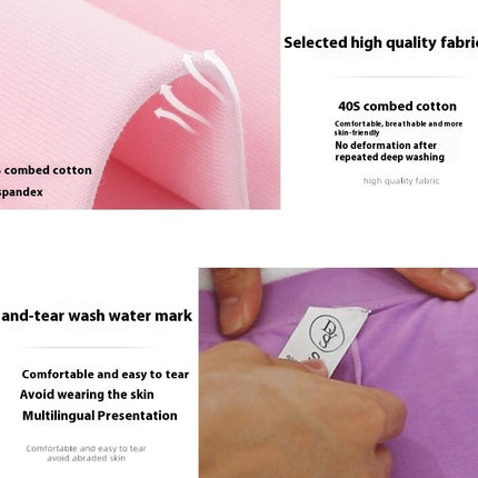 Women's Cotton Thong Breathable Panties Low Rise Underwear