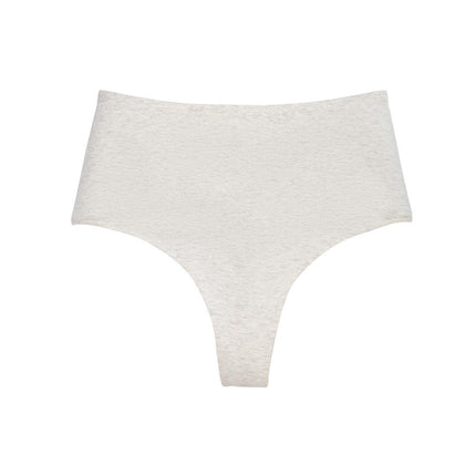 Women's Cotton Thong Breathable High Waisted Panties