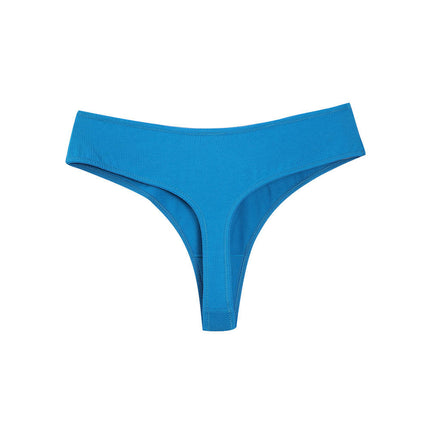 Cotton Thongs for Women Breathable Stretch Hipster Underwear Panties