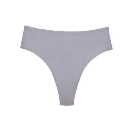 Women's Cotton Thong High Waisted Breathable Comfortable Panties