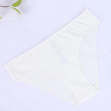 Women's Soft Cotton Low Rise Stretch Breathable Briefs Panties