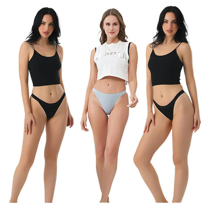 Women's Soft Cotton Low Rise  Breathable Bikini Panties