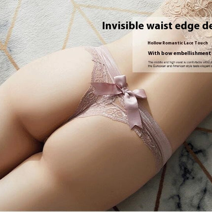 Womens Underwear Invisible Seamless Bikini Lace Underwear Panties