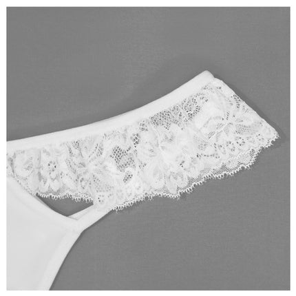 Women's Sexy Thong See Lace Bikini Underwear Breathable Cutout G-String Panties