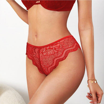 Women's Sexy Underwear Lace Bikini Breathable Briefs Panties