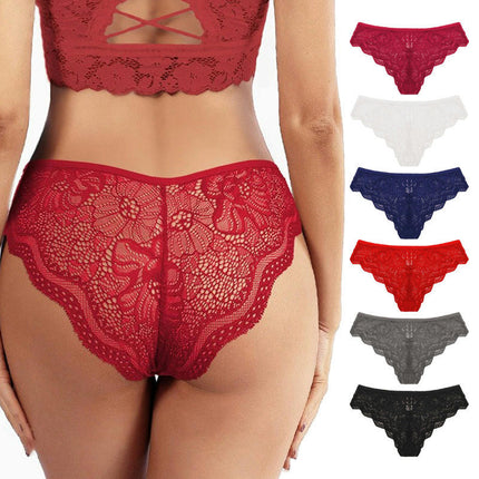 Women's Sexy Underwear Lace Bikini Breathable Briefs Panties