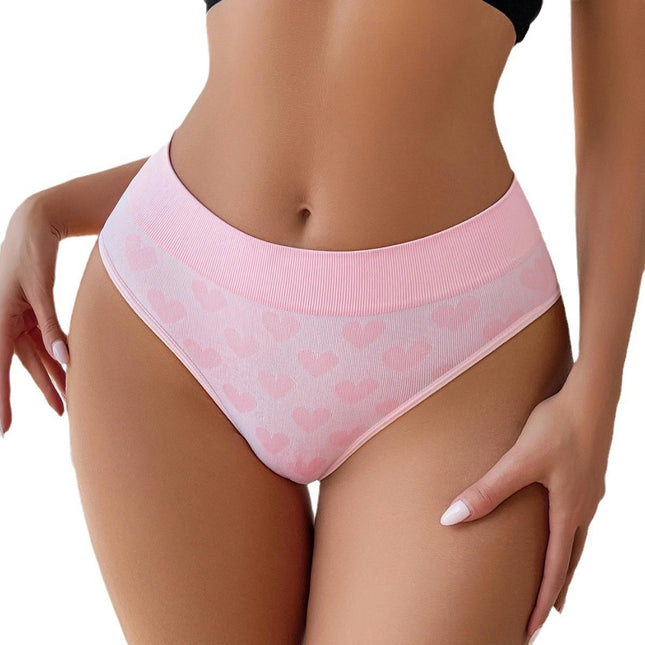 Seamless Underwear for Women Stretch Panties Mid Waisted Brief