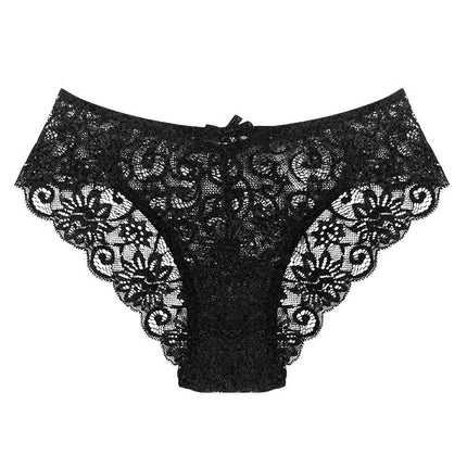 Sexy Underwear for Women No Show Panties Lace Bikini Lightweight Brief