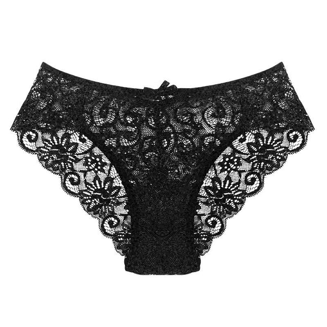 Sexy Underwear for Women No Show Panties Lace Bikini Lightweight Brief