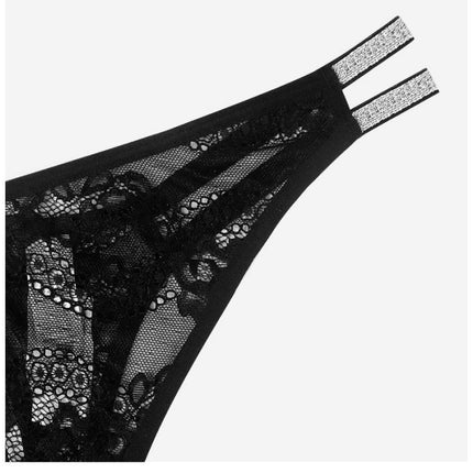 Sexy Lace G-String Thongs for Women Panties Stretch Low Rise Briefs