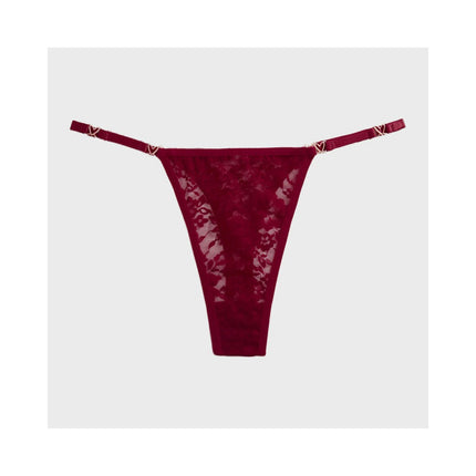 Women Sexy Panties Lace G String Panty Low Rise Brief Bikinis