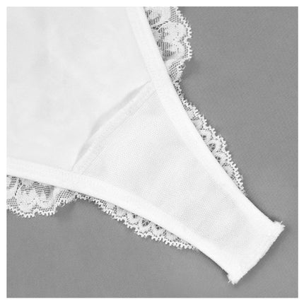 Women Lace Panties Sexy Hipster Underwear V-Shape Waistband Briefs