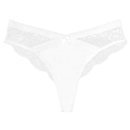 Women Lace Panties Sexy Hipster Underwear V-Shape Waistband Briefs