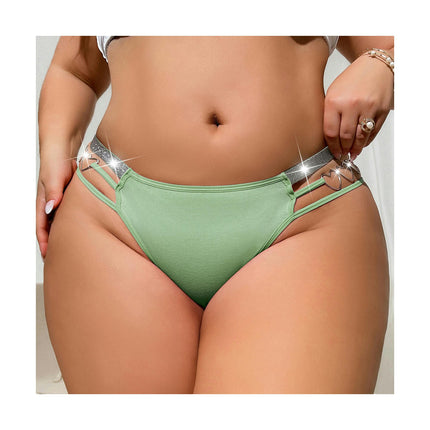 Women's Sexy  G-String Thongs Stretch Mid Waisted Panties Briefs