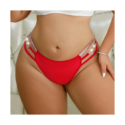 Women's Sexy  G-String Thongs Stretch Mid Waisted Panties Briefs