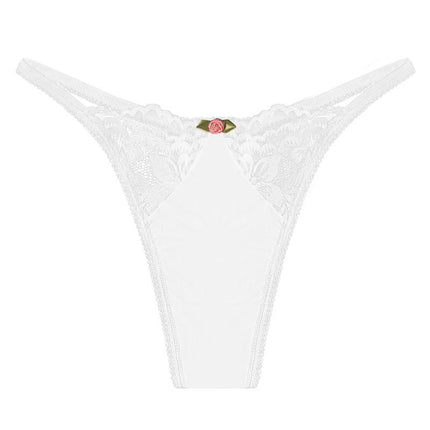 Women's Sexy Panties Low Rise G String No Show Lace T-Back Thongs Briefs