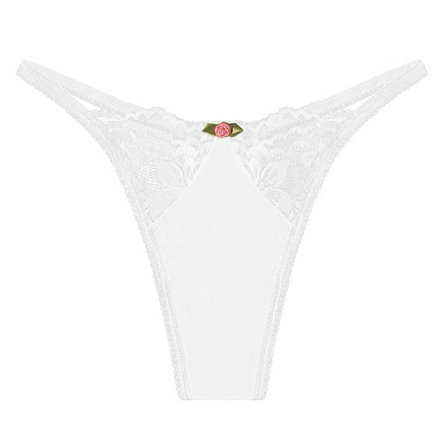 Women's Sexy Panties Low Rise G String No Show Lace T-Back Thongs Briefs