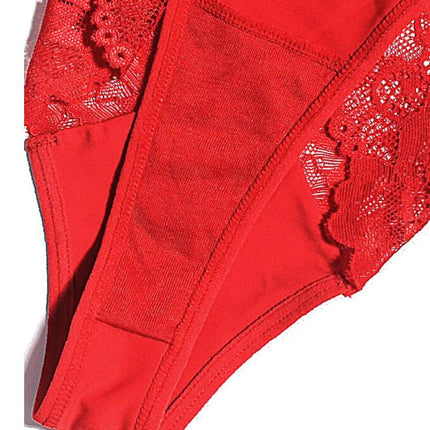 Lace Thongs for Women Sexy No Show Stretch T-back Panties