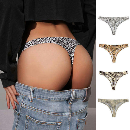 Women's Stretch Thongs Sexy Low Rise Hipster Briefs Panties