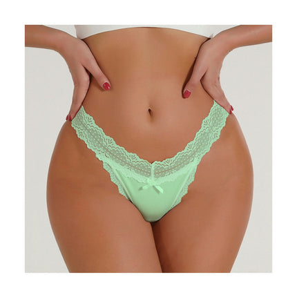 Lace Thongs for Women No Show Thong Low Rise Comfortable Panties