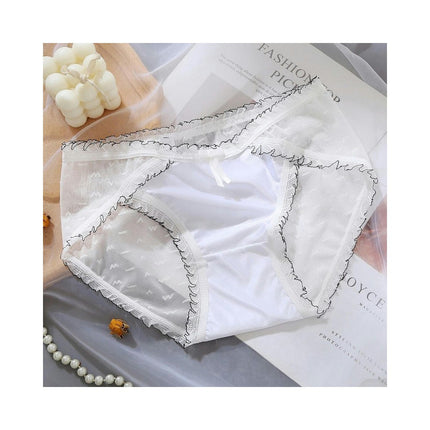 Women's Lace Stretch Underwear Sexy Low Rise Hipster Briefs Panties