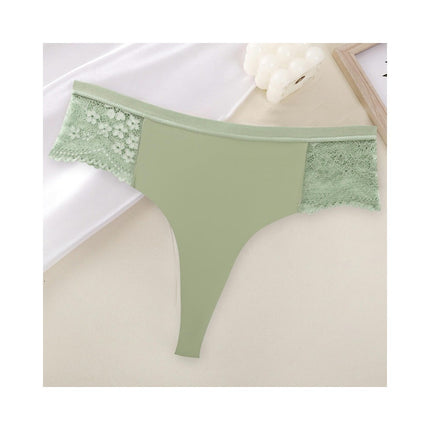 Women's Seamless Underwear Lace No Show Bikini Panties invisible Underpants