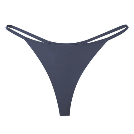 Sexy Thongs for Women Seamless G-String Low-rise Stretch Panties 3 Pack