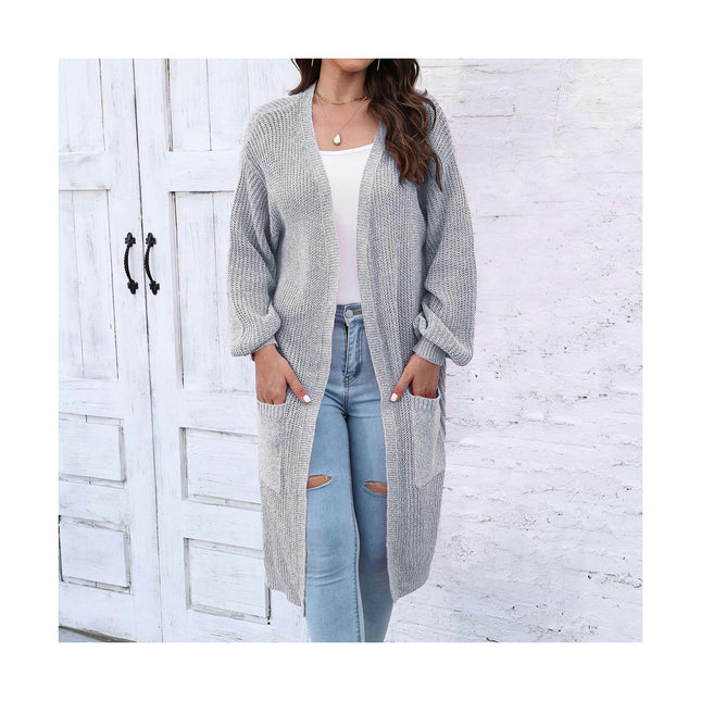 Fall Cardigan for Women Lantern Sleeve Spring Knit Cardigans Sweaters