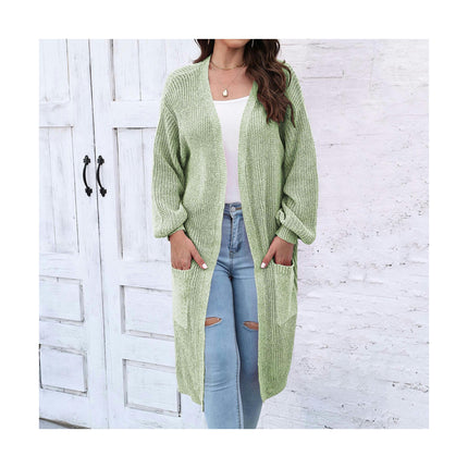 Fall Cardigan for Women Lantern Sleeve Spring Knit Cardigans Sweaters