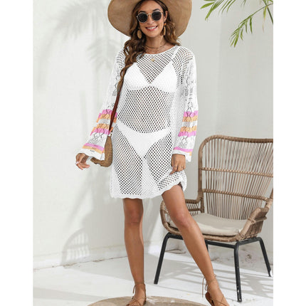 Women's Crochet Bathing Suit Swimwear Knit Cover Up Beach Dress