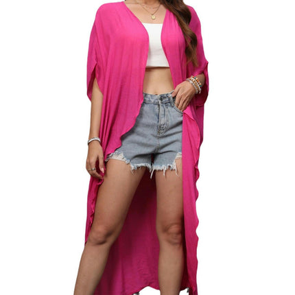 Women's Summer Long Flowy Kimono Cardigans Beach Cover Ups