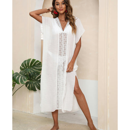 Women's Bathing Suit Cover Ups Swimsuit Coverups Lace Bikini Beach Dress