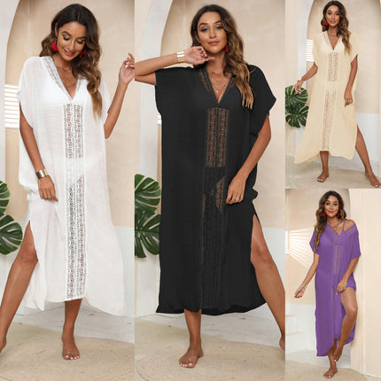 Women's Bathing Suit Cover Ups Swimsuit Coverups Lace Bikini Beach Dress