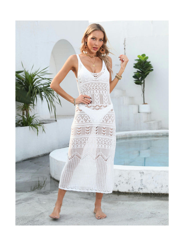 Women's Crochet Bathing Suit Hollow Out for Beach Swimwear Cover Ups Beach Dresses