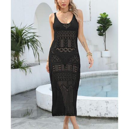 Women's Crochet Bathing Suit Hollow Out for Beach Swimwear Cover Ups Beach Dresses