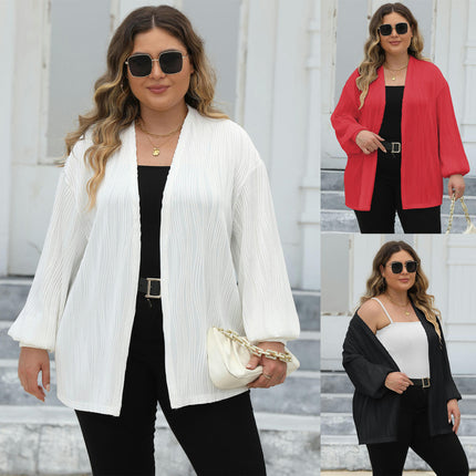 Womens Plus Size Lightweight Length Cardigan Long Sleeve Cardigan