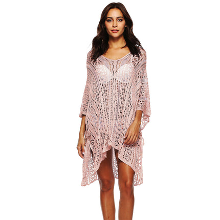 Women's Bathing Suit Cover Up Beach Pool Swimwear Crochet Dress