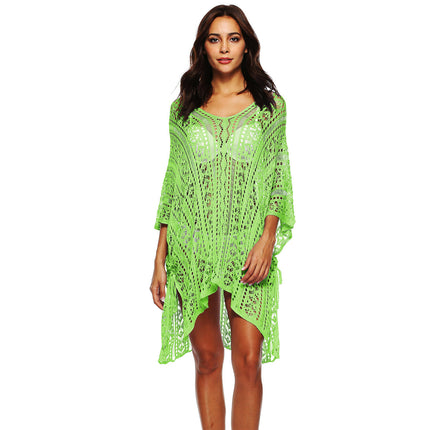 Women's Bathing Suit Cover Up Beach Pool Swimwear Crochet Dress