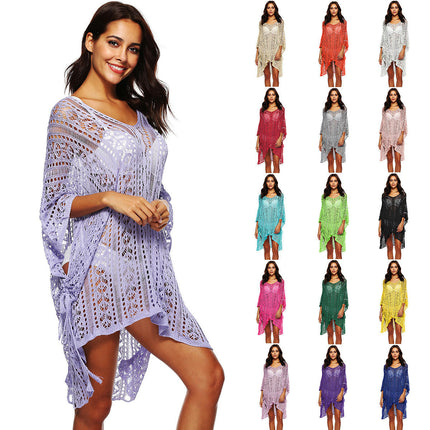 Women's Bathing Suit Cover Up Beach Pool Swimwear Crochet Dress