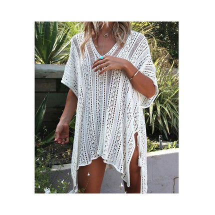 Women's Bathing Suit Cover Up Beach Pool Swimwear Crochet Dress