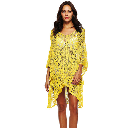 Women's Bathing Suit Cover Up Beach Pool Swimwear Crochet Dress