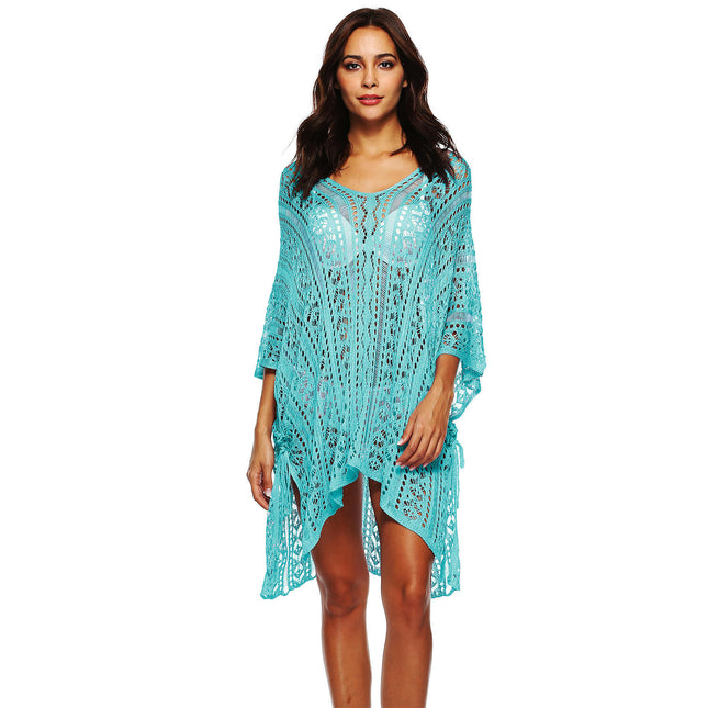 Women's Bathing Suit Cover Up Beach Pool Swimwear Crochet Dress