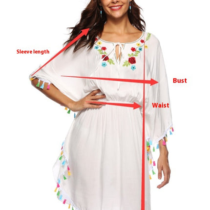 Bathing Suit Cover Ups for Women Tassel Cover Up Dress Bikini Beach Wear