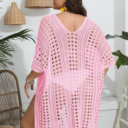 Swimsuit Coverup for Women Hollow Out Crochet Knit Loose Casual Bathing Suit Cover Ups