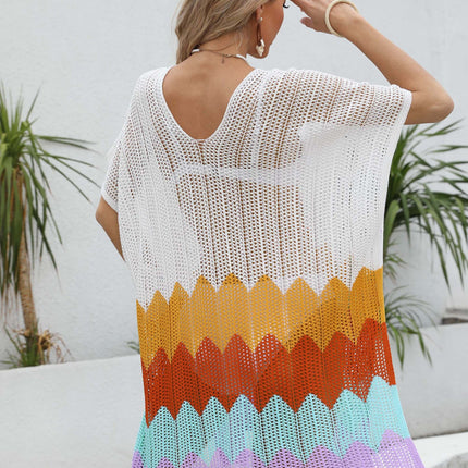 Women's Bathing Suit Cover Up for Beach Pool Swimwear Loose Crochet Knit Dress