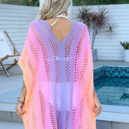 Women Crochet Cover Ups Hollow Out Bikini Swimsuit Cover Up Summer Knit Beach Dress